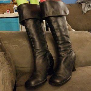 Fluevog Black Pirate Boots